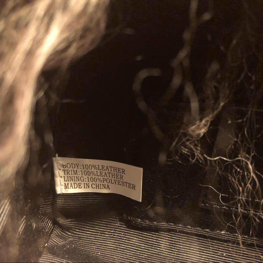 Pour La Victoire Mongolian fur bag w chain - Picture 10 of 13